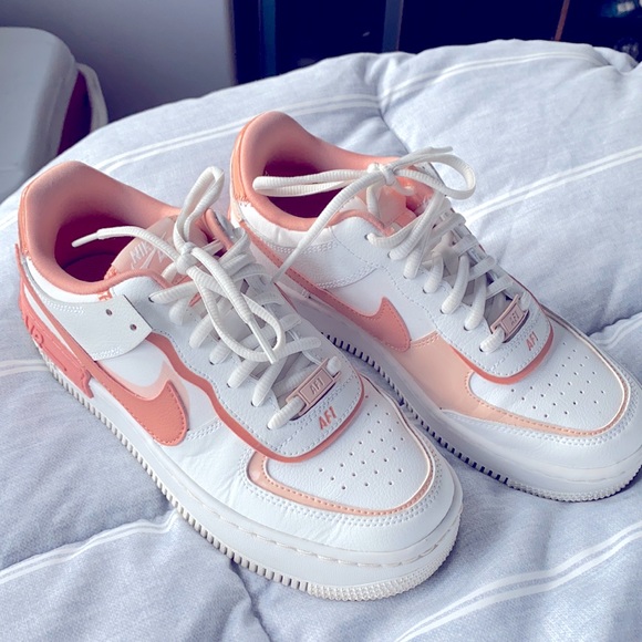 air force shadow white and pink
